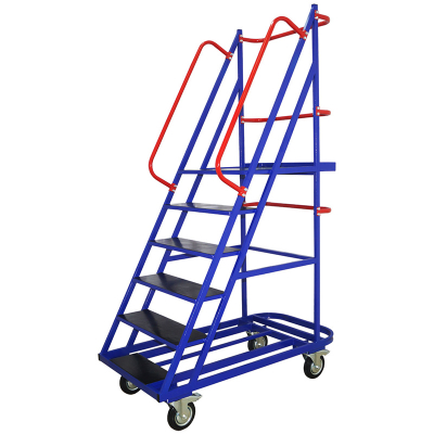 Лестница передвижная, пять ступеней ЛС 5 (670х1300х1950) без колес HV Market