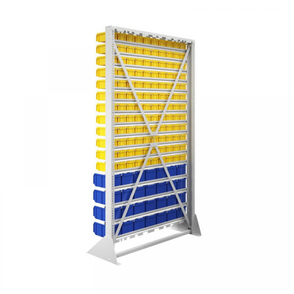 Стойка 1150х2000 односторонняя В1-12-04-00 (желтый/синий)