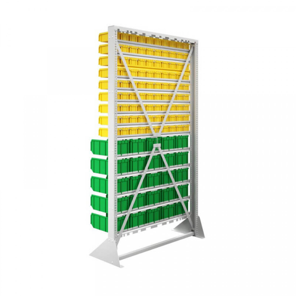 Стойка 1150х2000 односторонняя В1-09-00-05 (желтый/зеленый)
