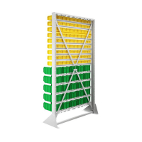 Стойка 1150х2000 односторонняя В1-09-00-05  (желтый/зеленый) HV Market