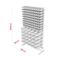 Стойка 1150х2000 односторонняя В1-09-00-05  (желтый/зеленый) HV Market