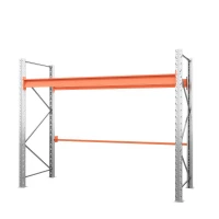 Стеллаж металлический паллетный 2000х2700х1100 мм. Ярусы: пол+1 HV Market