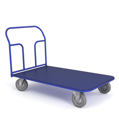 Тележка платформенная ТП 6 (800х1200) г/п 550 кг.200 серая резина