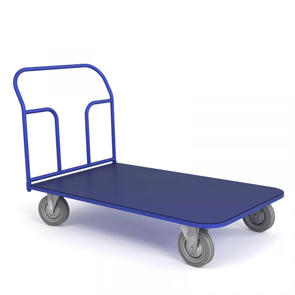 Тележка платформенная ТП 6 (800х1200) г/п 550 кг.200 серая резина