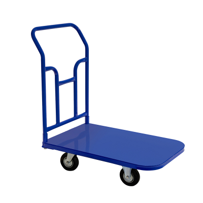 Тележка платформенная ТПТ (г/п 400 кг, 800x500 мм, колеса черная резина 160 мм) HV Market