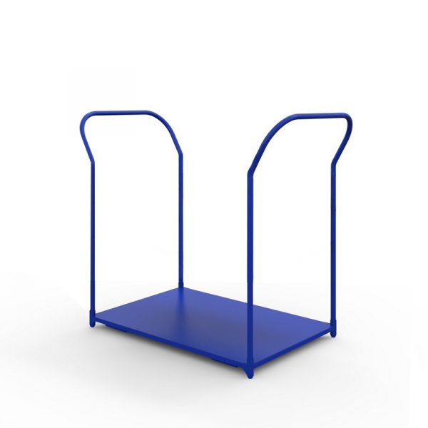 Тележка платформенная с двумя ручками ТЯ 5 основание (700х1200) 160 черная резина