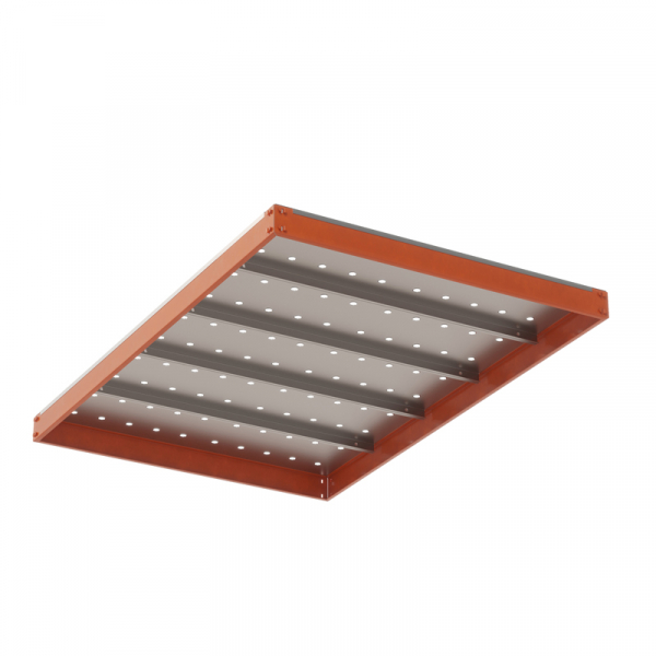 Ярус стеллажа Профи Т, металлический перфорированный настил (1845х770 мм)