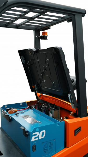 Электрический вилочный погрузчик FE4P16QC Duplex mast (Литий 412Ач, FFL, В-4000мм)