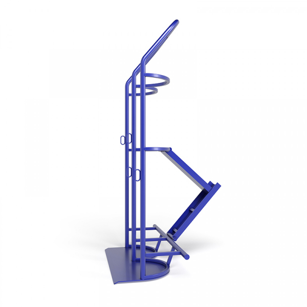 Тележка для перевозки двух газовых баллонов ГБ 2 г/п 220 кг. без колес HV Market