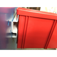 Органайзер настенный V-2-650 красный (4 ящика V-2) HV Market