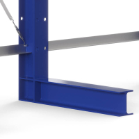 Дополнительная секция стеллажа консольного 1-стороннего 3500х1160х1082 HV Market
