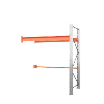 Секция приставная стеллажа металлического паллетного 2000х1800х1100 мм (70.1.5). Ярусы: пол+1