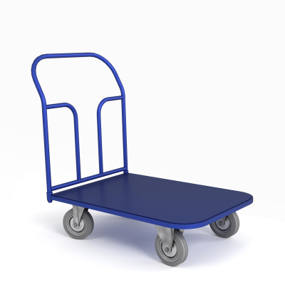 Тележка платформенная ТП 2 (600х900) г/п 550 кг.200 серая резина