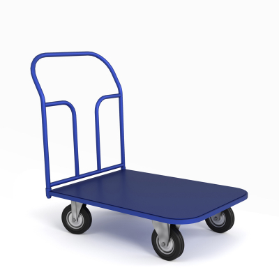 Тележка платформенная ТП 4 (600х1200) г/п 550 кг.200 литая протекторная резина