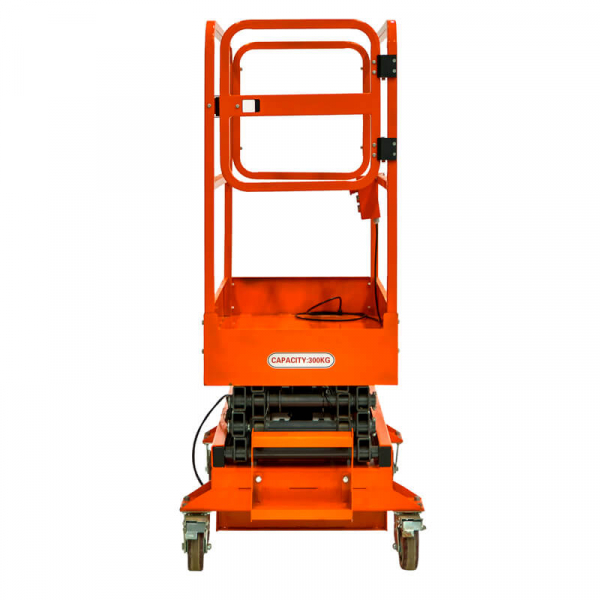Подъемник ножничный несамоходный SJY-0.3-3.9 (220В; 300 кг; 3,9 м) SMARTLIFT