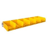 Органайзер настенный V-1-650 желтый (6 ящиков V-1) HV Market