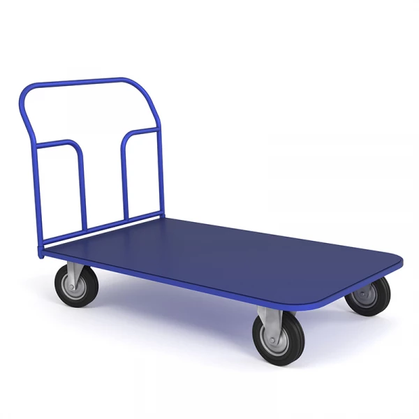 Тележка платформенная ТП 6 (800х1200) г/п 550 кг.200 черная резина