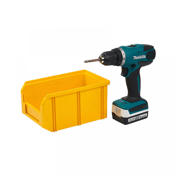 V-2 Пластиковый ящик желтый, (234х149х120) 3,8 литра HV Market