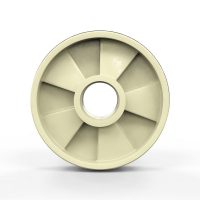 Колесо для гидравлической тележки, 160x50 мм, нейлон HV Market