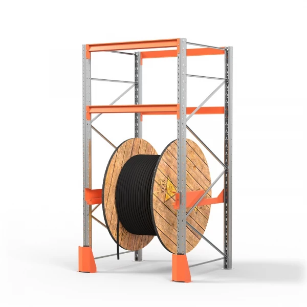 Стеллаж металлический для катушек (3000х1350х1300 мм), 1 ярус (85.1.5)