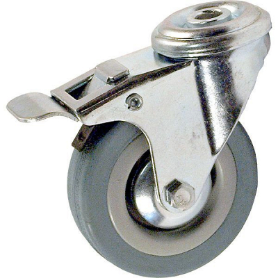 Колесо аппаратное поворотное под болт SChgb 55 с тормозом