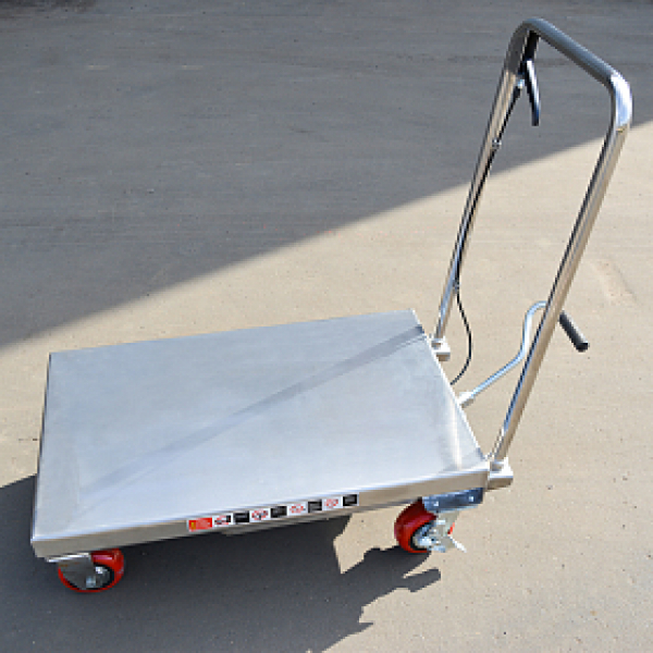 Гидравлический подъемный стол передвижной из нержавеющей стали OXLIFT OXF50-STEEL 900 мм 500 кг