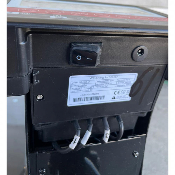 Гидравлическая тележка с весами OX 20V OXLIFT 2000 кг