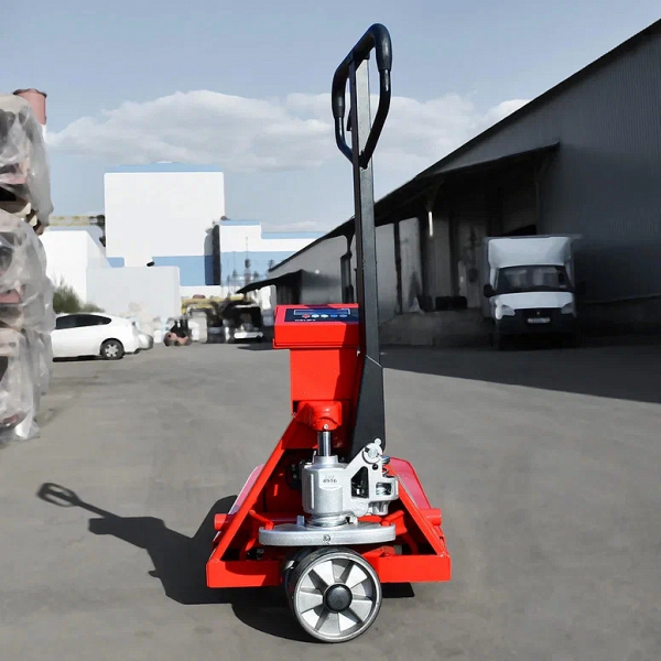 Ручная гидравлическая тележка с весами OXLIFT OX25V 2500 кг