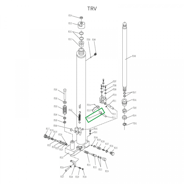 Ролик нажимной ручки для TRV