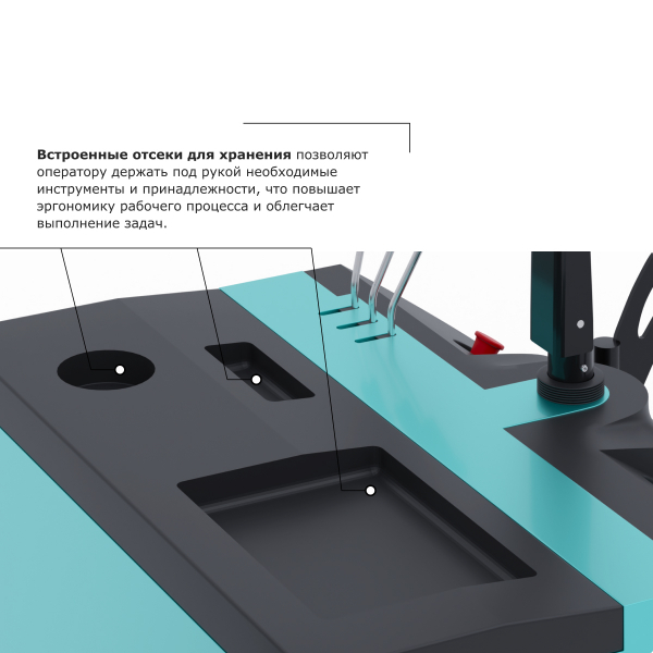 Штабелер с выдвижной мачтой (мини-ричтрак) PROLIFT PRO MRV 2040 li-ion