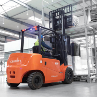 Электрический вилочный погрузчик FE4P50QL Triplex mast (Литий 554Ач, FFL, В-4800мм) HV Market