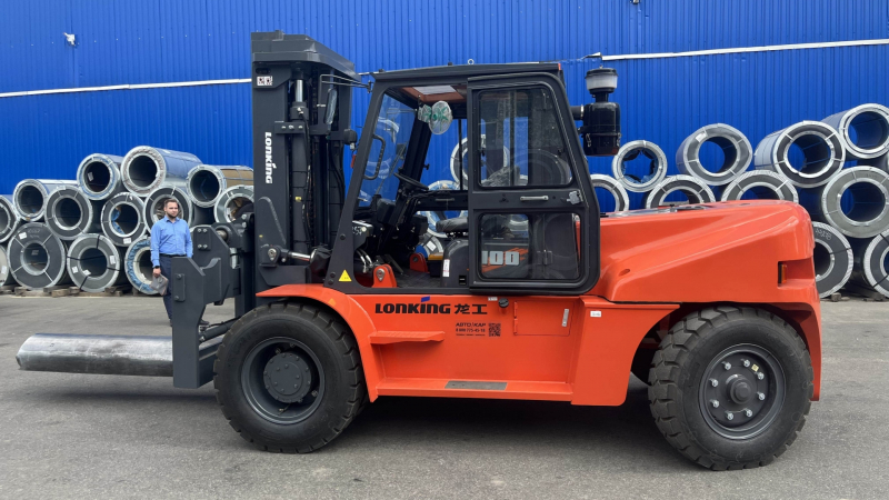 Дизельный вилочный погрузчик LG100DT Контейнерный тип (Двигатель Weichai, В-2100мм)