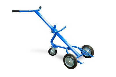 Тележка для металлических бочек TOR КБ-1 (250 пневмо+160 поворотное) HV Market