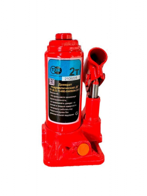 Домкрат бутылочный гидравлический TOR ДГ-CT г/п 2,0 т (ST0203) HV Market