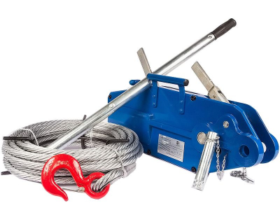 Лебедка рычажная тросовая TOR МТМ 1600 1,6 т L=20м (стальной корпус) HV Market