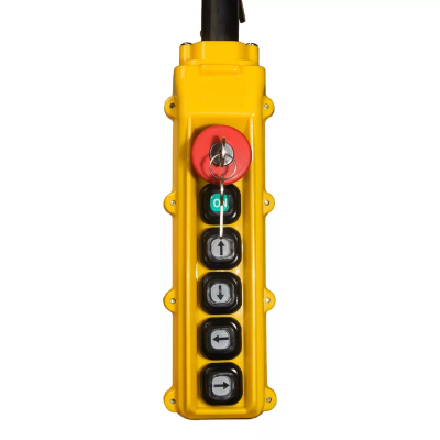 Пульт управления для талей CD (4 кнопки + пуск + аварийный бутон 380в) HV Market