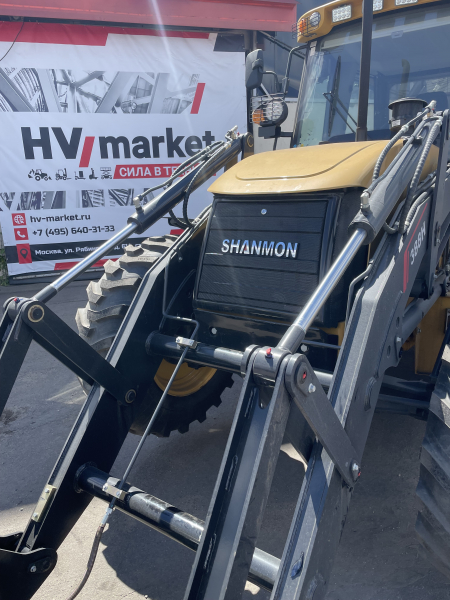 Экскаватор-погрузчик SHANMON 388H (Рычаги) HV Market