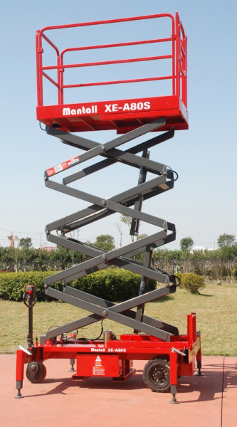 Полусамоходный подъемник Mantall XE-A80S