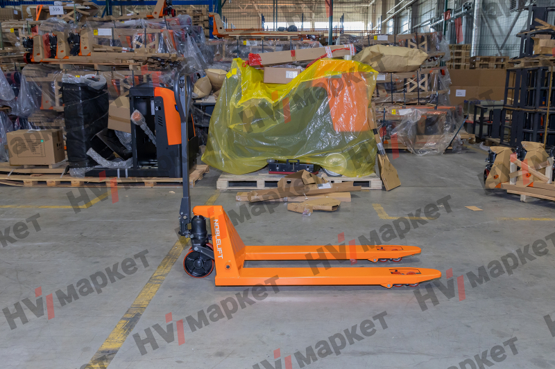 Гидравлическая тележка (рохля) DFE20 550х1150  HV Market