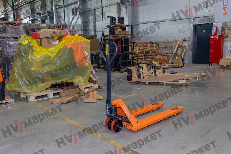 Гидравлическая тележка (рохля) DFE20 550х1150  HV Market