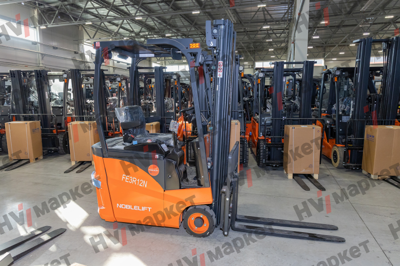 Электрический вилочный погрузчик FE3R12N Duplex mast (Свинц-кислот 420 Ач, FFL, В-3000мм)   HV Market