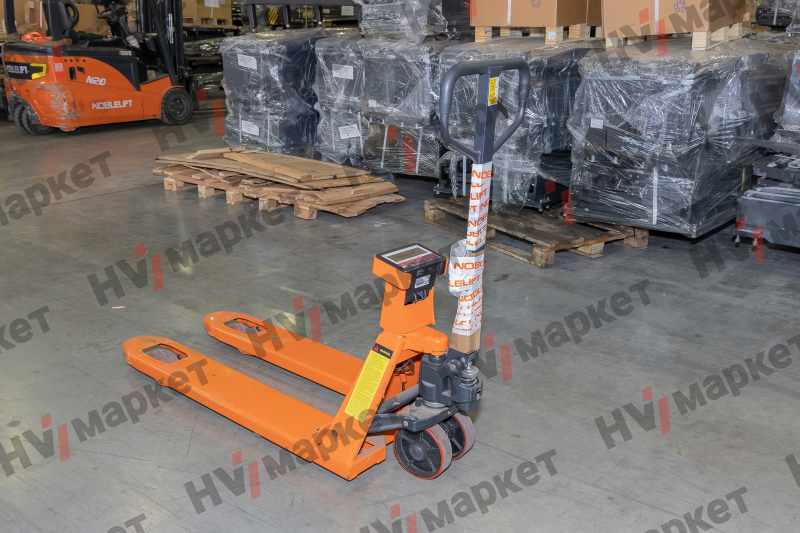 Гидравлическая тележка (рохля) HPT20S с весами