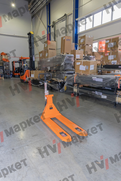 Гидравлическая тележка (рохля) HPT20S с весами