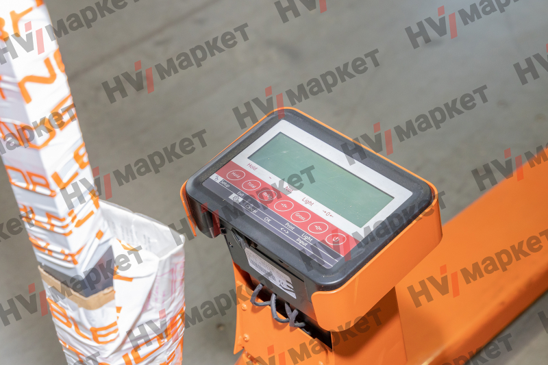 Гидравлическая тележка (рохля) HPT20S с весами